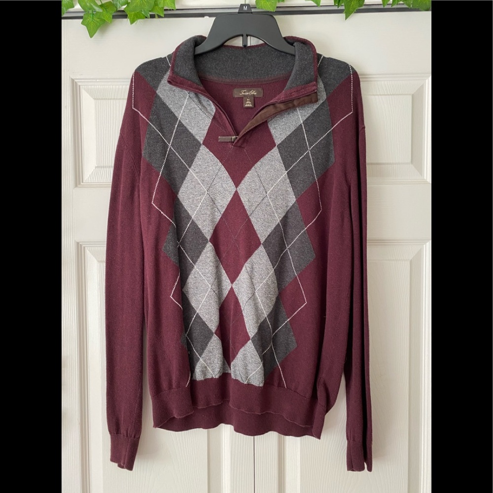 Argyle sweater